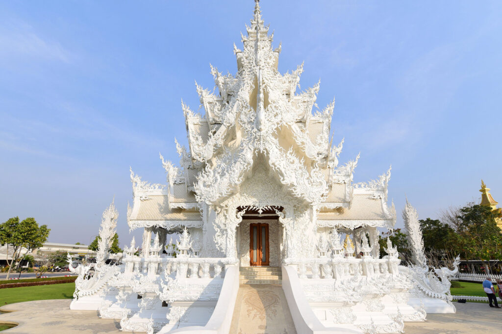 The stunning architecture of White Temple in northern Thailand is perfect for any photographers portfolio.